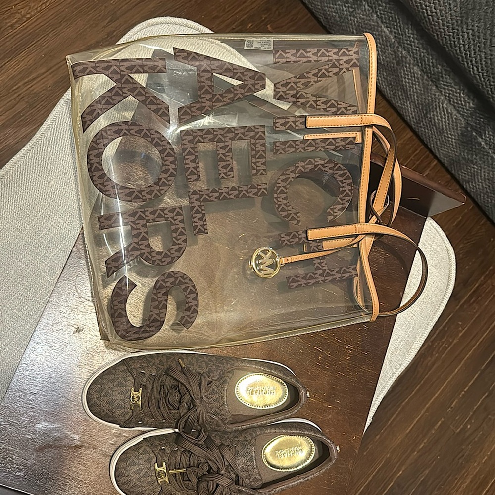Michael Kors purse and shoe selling as set only